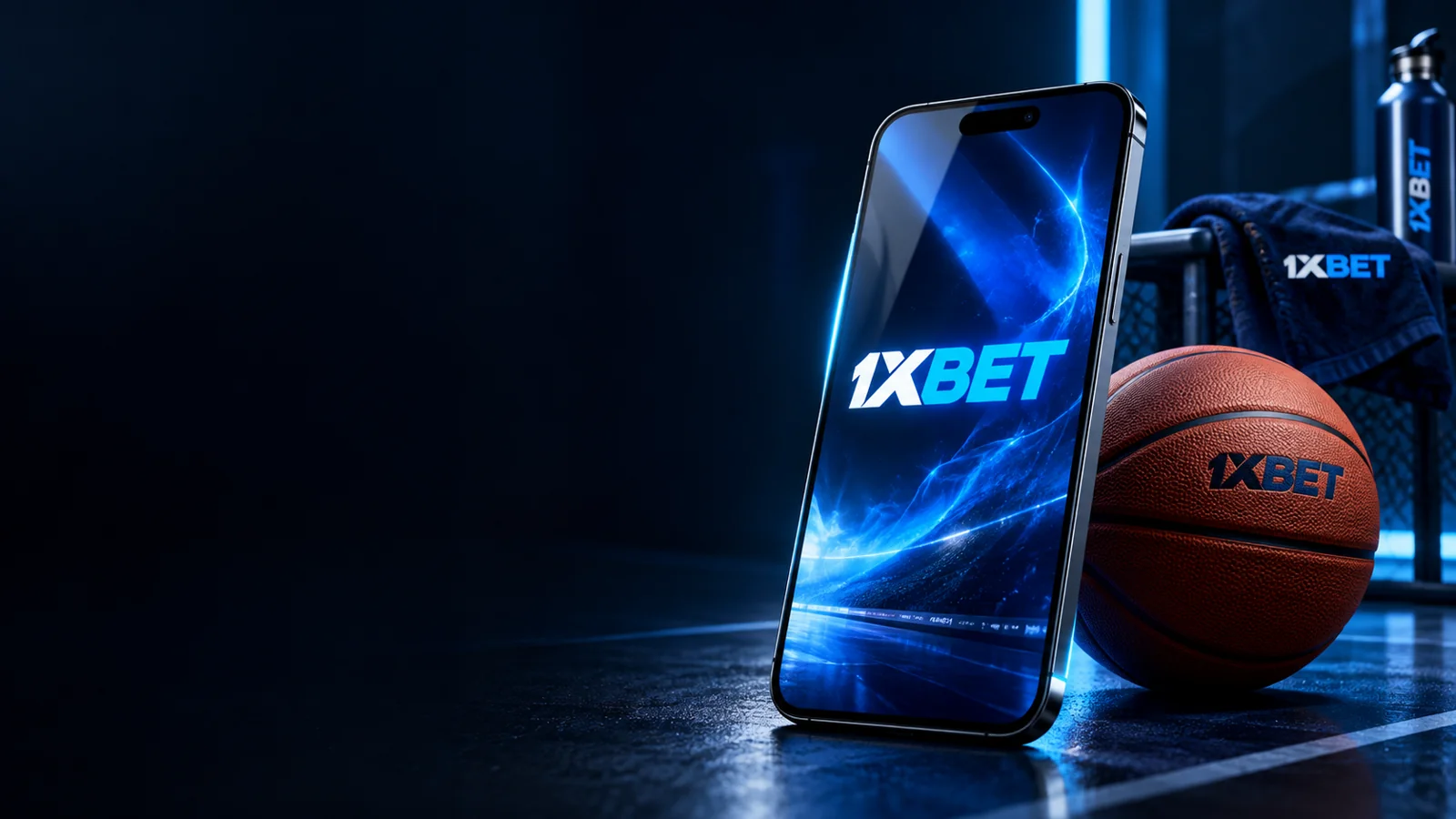 Telepono na may 1XBET at basketball